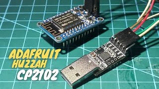 Adafruit HUZZAH Wifi Microcontroller with CP2102 Programmer to Blink LED (with English Sub)