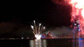 Australia navidades 2009 - Enero 2010, nochevieja en Sydney bajo el Harbour Bridge