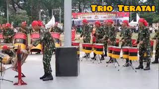 TRIO TERATAI bersama REMPAK GENDANG SATBRIMOBSU BERAKSI