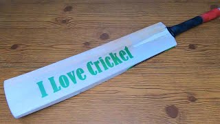 Transfer Letters to Cricket Bat | Transfer words to wood | How to transfer letters on wood