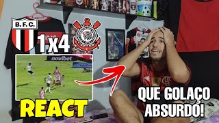 QUE GOLAÇO DO WESLEY! REACT BOTAFOGO SP 1 X 4 CORINTHIANS REACT MELHORES MOMENTOS REAÇÕES