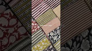 Bagru Block Printed Cotton Fabric #bagruprint #blockprint #youtubeshorts #shortfeed