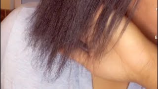 Getting rid of struggle ends! (Layered cut for split ends)