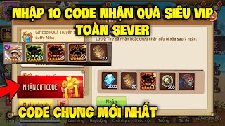 Giftcode Huyền Thoại Hải Tặc | Nhập Full CODE Vip Mới Nhất Nhận Quà - Code Chung HTHT Cực Xịn