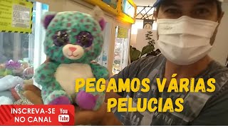 Pegamos várias pelucias da BR Machine.