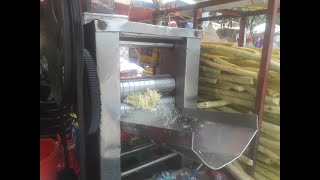 The Process Of Making Sugarcane Juice with Ice !! 100% Sweet & Fresh#Street Food