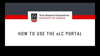 How to Use eLC Portal