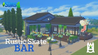 Rustic Skate Bar 🍻⛸ [Stop Motion Speed Build] - The Sims 4