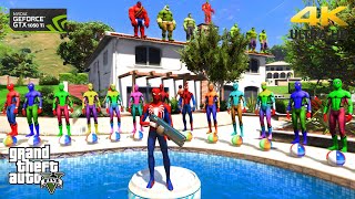 GTA 5 Epic Ragdolls | Spiderman Vs Super Heroes Vs Minions Jumps/fails (Euphoria Physics)Ep - 178