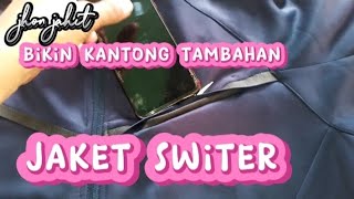 MEMBUAT KANTONG BOBOK DEPAN JAKET SWITER