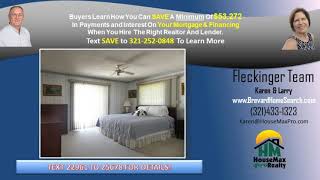 3 Bedroom Screened Pool Home For Sale in Titusville FL