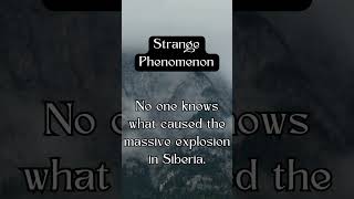 THE TUNGUSKA EVENT  #ancientmysteries #facts #legends #mysteriouslegends #russia #siberia