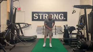 Closed-Chain Hip Rotation (Golf Mobility)