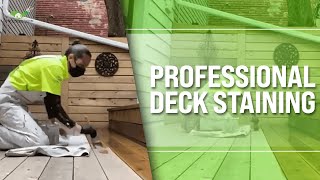 Expert Deck Staining Home Painters Toronto's Transparent Technique