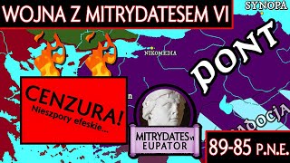 I WOJNA RZYMU Z MITRYDATESEM VI. Krwawa łaźnia Rzymian.