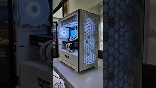 RYZEN 5 5000 x ASUS TUF B450 PRO x INNO3D RTX 3050 x DARKFLASH DLM21 WHITE. #gamingpc #shorts