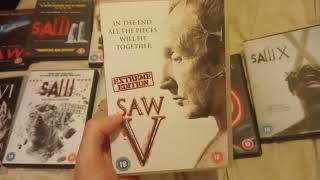 saw movie dvd complete collection horror halloween 🎃 2024