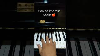 how to shock Apple on piano