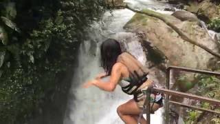 Cascada Nambillo Mindo Cliff Dive 12M