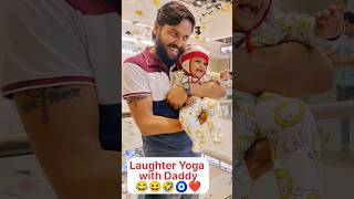 Vayu's Laughter Yoga 🥰😂🧿 #cutebaby  #youtubeshorts