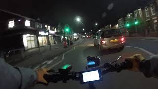 1000w 48v Voilamart ebike, night ride go pro hero 3+