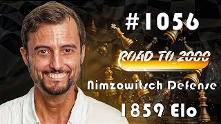 Road to 2000 #1056 - 1859 ELO - Chess.com Blitz 3+0 - Nimzowitsch Defense