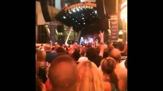 Bret Michaels performing Live in Las Vegas Down Town