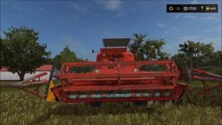 Typowa Polska Wieś v3 w FS17 ☆ ŻNIWA Rzepakowe #4 Bizon Z056&C360+D47 autosan