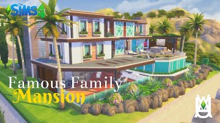 Famous Family Mansion ✨💸 [Stop Motion Speed Build] - The Sims 4