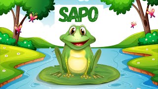 Sapo🐸 Contando as sílabas e letras