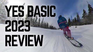 Yes Basic 2023 Snowboard Review - An easy to ride, do it all board