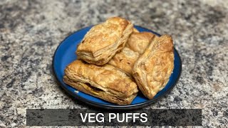 Veg Puffs | Vegetable Puffs Recipe