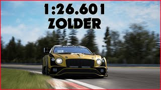 Assetto Corsa Competizione - Bentley 2018 GT3 Zolder REVISIT 1:26.601 | PC & Gamepad