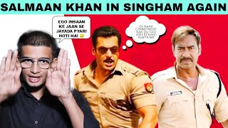 BISHNOI SHOCK 😱 | SALMAAN KHAN OFFICIAL IN SINGHAM AGAIN  |  FILM MASALA