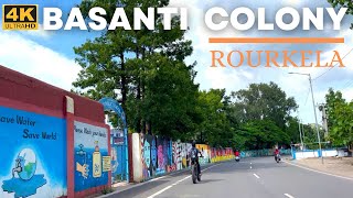 Rourkela:  [4K] Drive | Basanti Colony | DAV Chowk | Basanti-UditNagar Flyover | S.K.D.A.V College