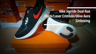 Nike Joyride Dual Run | Black, Laser Crimson | Unboxing