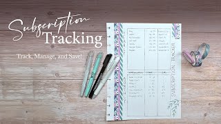 Creating a Subscription Tracker | 2024