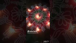 diwali special rangoli design || #shorts #ytshorts #diwalirangoli #rangoli