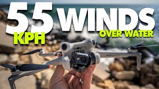 DJI Mini 4 Pro High Wind Test - 55 KPH Winds!