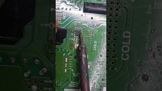 how to remove components using soldering iron #electronics #solder