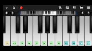 Krish theme song on mobile piano