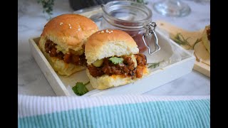 Creamy Chicken Tikka Sliders will surely win your heart! Simple, easy yet so flavorful recipe it is!