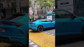 Electric Blue Lamborghini URUS