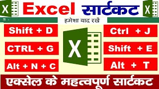 Most Important Shortcut Keys of MS Excel | Excel Shortcuts | Add Border And Remove Border |