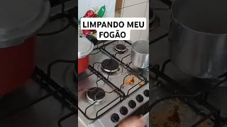 LIMPANDO MEU FOGÃO #organização #faxinanasala #limpeza #faxinanacasatoda #casa #faxinanolar #faxina