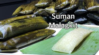 HOW TO COOK PERFECT SUMAN MALAGKIT | SUMAN MALAGKIT RECIPE | PINOY KAKANIN | BUDBUD PILIT