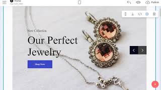 Jewelry Website Template, Free Website Builder For Online Jewelry Store