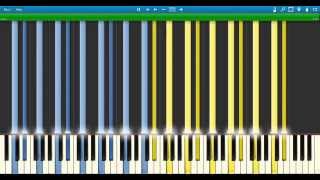 Synthesia: beatmania IIDX: Red Zone | Flipped Keyboard