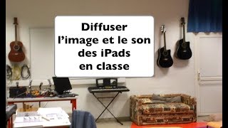 Diffuser l'image et le son des iPads en classe - 2 solutions