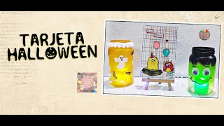 TARJETA MONSTRUITOS HALLOWEEN - IDEAS GENIALES SCRAPERAS Y ALGO MÁS... #scrapbooking #halloween